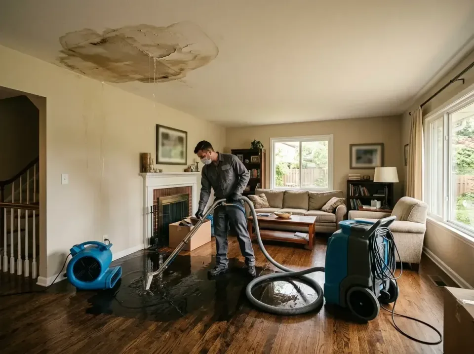 attic-pipe-burst-ceiling-drip-008 — frequently asked questions, Water Damage Restoration & Carpet Care in Lakewood, CA